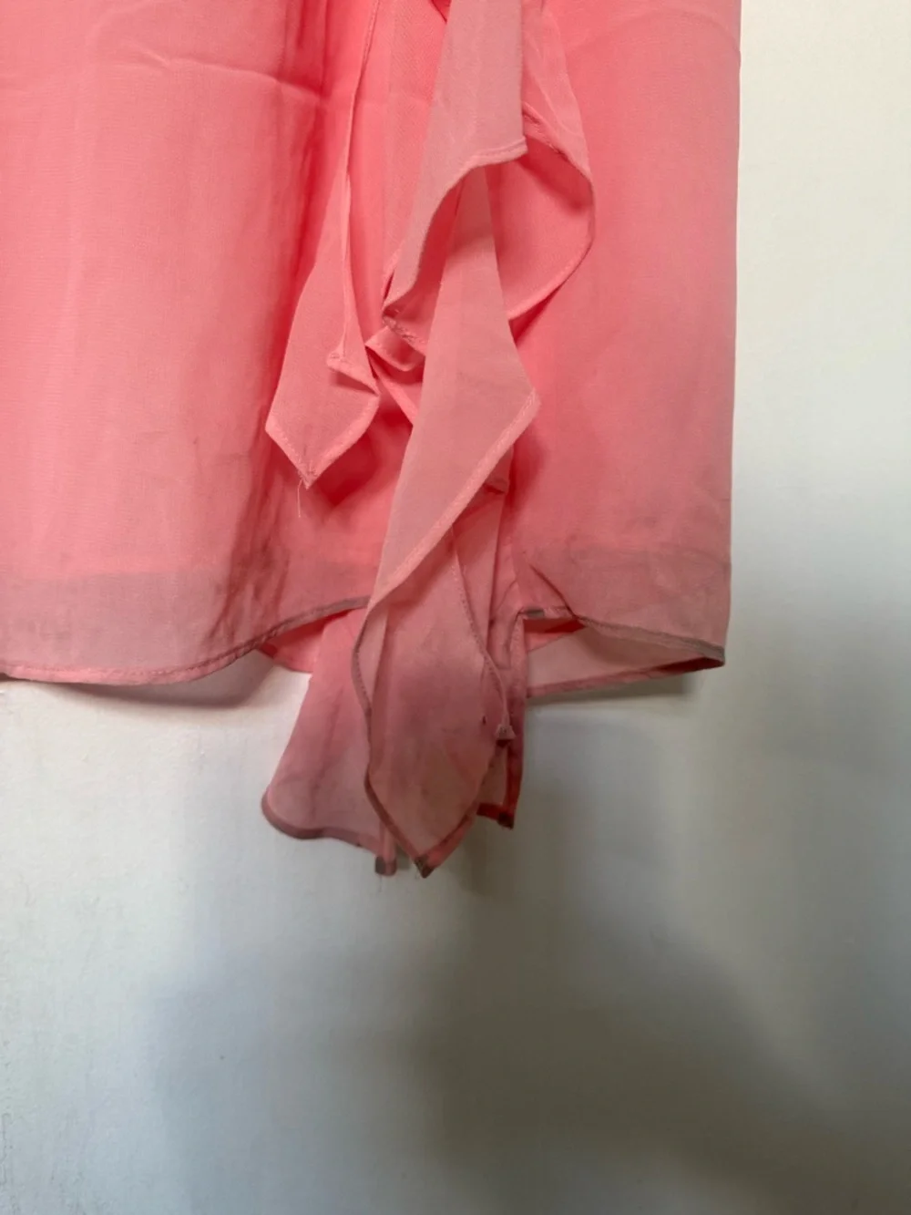House of CB SARINA Apricot Ruffle Maxi Dress Size small